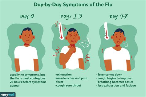 Examining How the Flu Progresses Day After Day