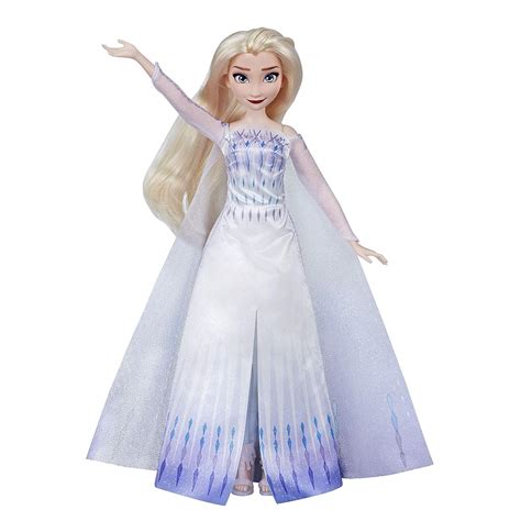 New Frozen 2 singing dolls: Elsa in white dress and Anna Queen from Hasbro - YouLoveIt.com