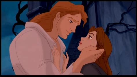 Beauty and the Beast Photo: Belle and the human Beast | Disney kiss ...