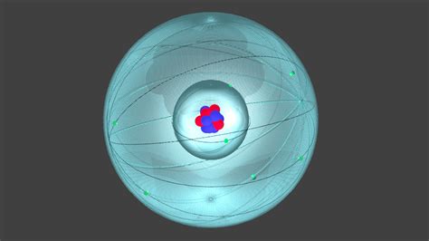 free oxygen atom 3d model