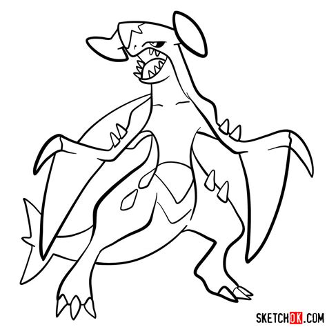 How to Draw Garchomp: A Step-by-Step Pokémon Drawing Tutorial