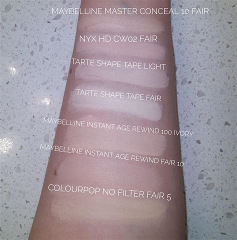 Maybelline age rewind concealer swatches - gertyhat