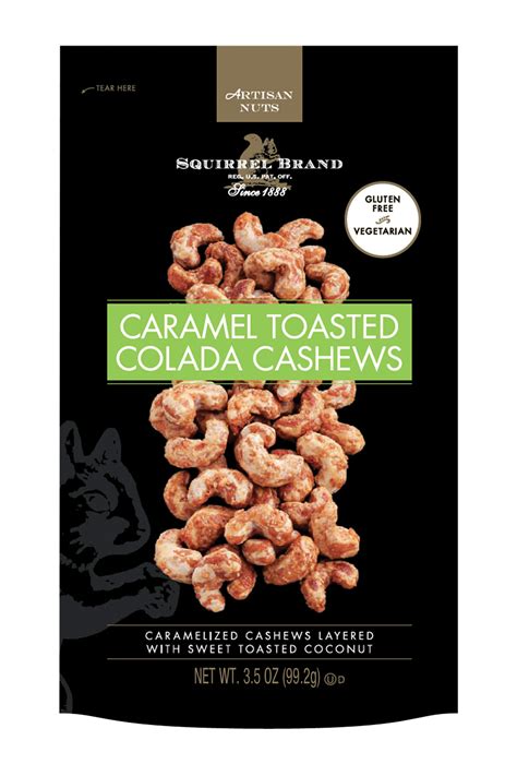 SQUIRREL BRAND NUTS SQUIRREL BRAND CARAMEL TOASTED COLAD CASHEWS