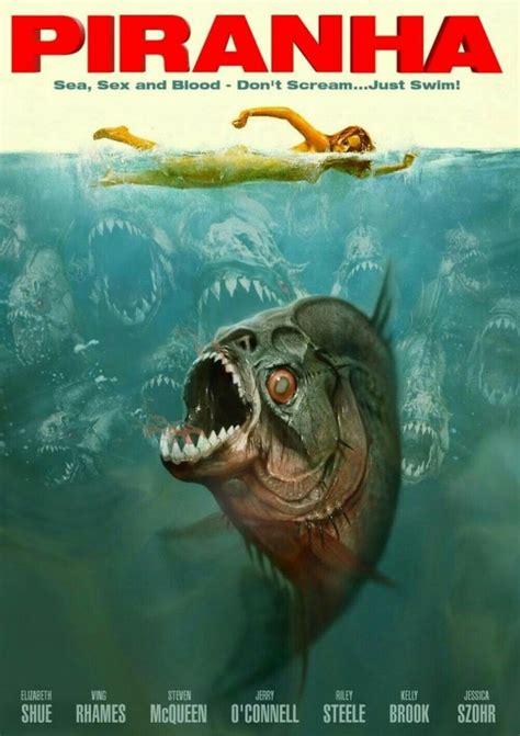 Piranha / Jaws Style Alt Posters, Old Movie Posters, Horror Movie Posters, Movie Poster Art ...