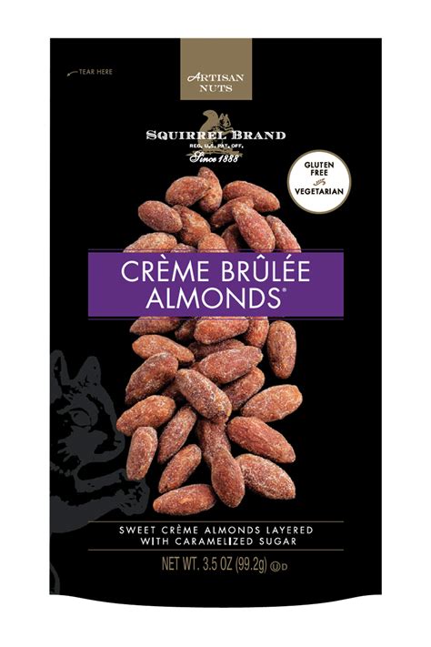 SQUIRREL BRAND NUTS SQUIRREL BRAND CRÈME BRULEE ALMONDS