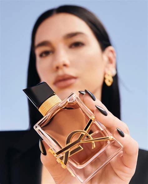 Dua Lipa Lights Up YSL Libre Flowers & Flames Ad