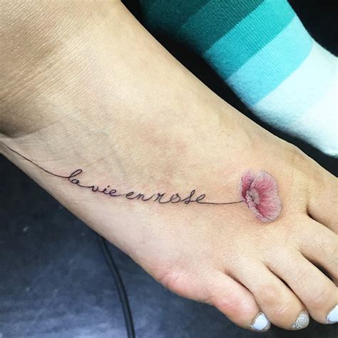 115 Interesting Small Foot Tattoo Ideas Showing That Less Is More ...