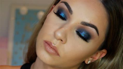 Glamorous Navy Blue Smokey Eye Makeup Tutorial | Saubhaya Makeup