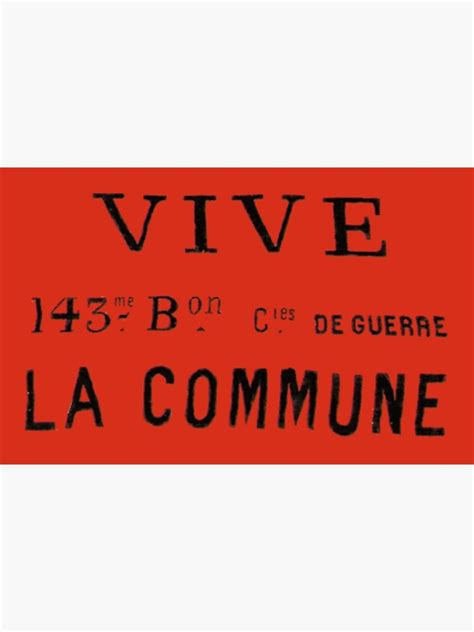 ""Vive La Commune" Paris Commune Flag, 1871" Photographic Print for Sale by dru1138 | Redbubble