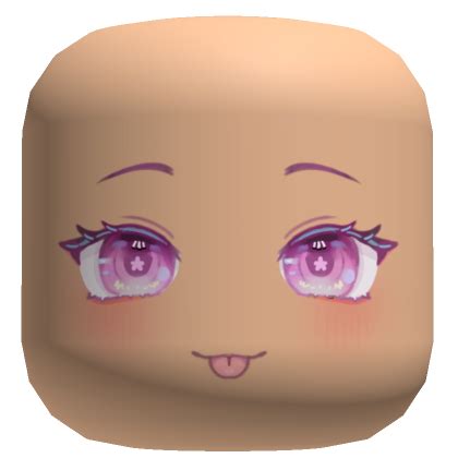 kawaii chibi blush anime girl silly face | Roblox Item - Rolimon's