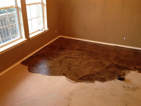 DIY Stained Concrete Floors In Homes – Flooring Ideas