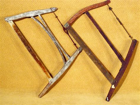 Pair of Antique Logger's Hand Saws Large