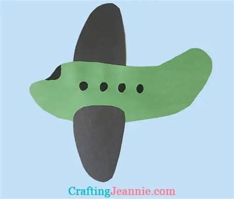 Airplane Craft for Preschoolers (Free Template) - Crafting Jeannie Crafting Jeannie