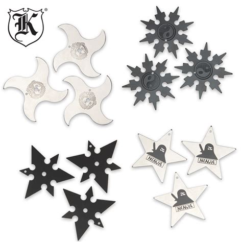 Master Ninja Dozen Throwing Stars Set | BUDK.com - Knives & Swords At The Lowest Prices!