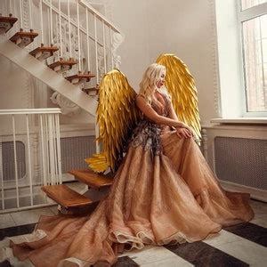 Golden Wings, Angel Wings, Angel Costume, Golden Angel, Golden Angel ...