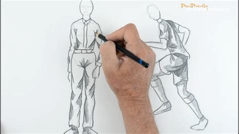 Draw People: Part 3 - Draw Clothes - YouTube