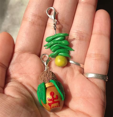 Indian Good Luck Charms Miniature Food Charm Polymer Clay | Etsy