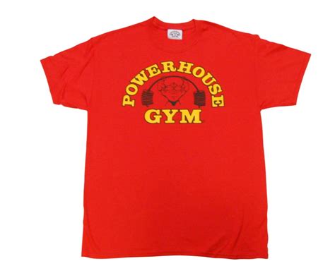 POWERHOUSE GYM TRADITIONAL TEE| RED – BodyBeautifulApparel.com