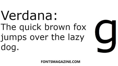 Verdana Font Download | The Fonts Magazine