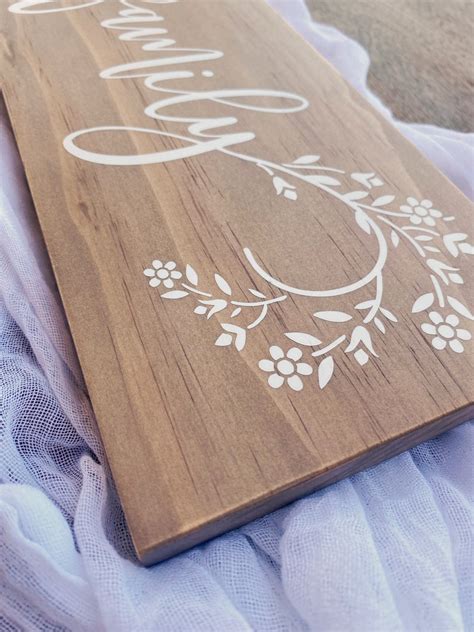 Family Sign Rustic Family Sign Rustic Wooden Family Sign | Etsy Australia