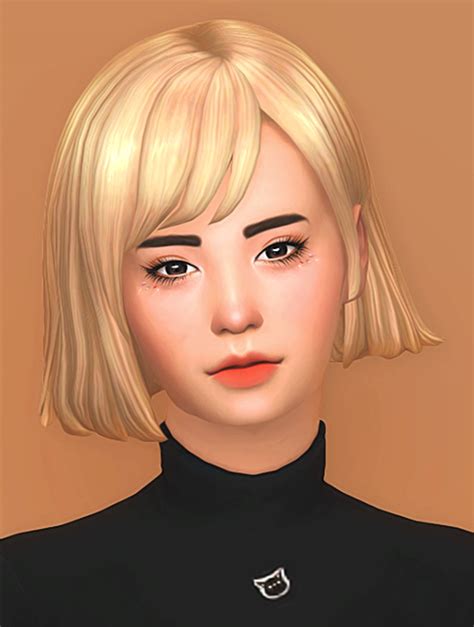 Sims 4 Maxis Match Anime Hair I know it was already made by others but this might be a tad different