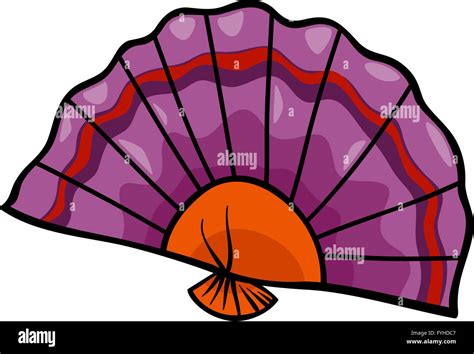 fan clip art cartoon illustration Stock Photo - Alamy