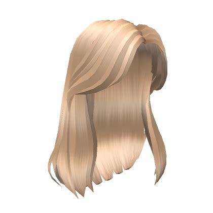 Simply A Blonde Hairstyle - Roblox | Black hair roblox, Blonde hair, Hairstyle