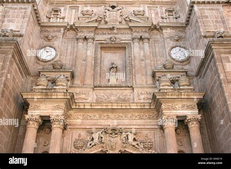 Almeria Cathedral architecture detail. Church in Spain Stock Photo - Alamy