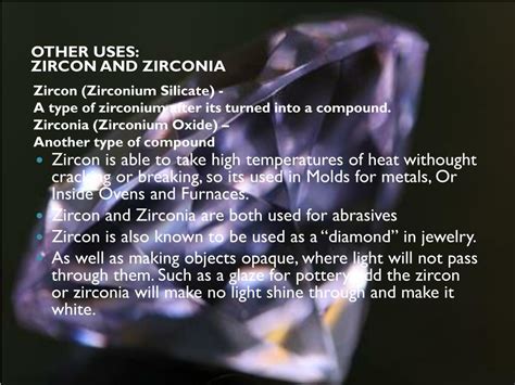 PPT - The Element Zirconium PowerPoint Presentation, free download - ID:2386621