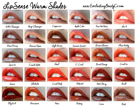 Lipsense, Lipsense colors, Lipsense lip colors