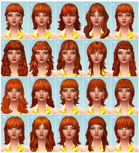 MMFINDS | Womens hairstyles, Hairstyles with bangs, Sims