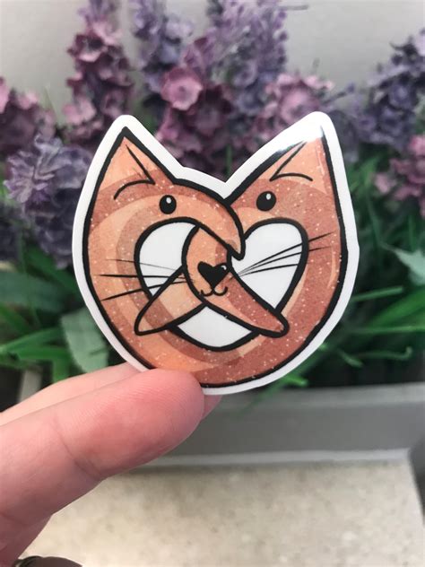 Funny Cat Stickers Vinyl Sticker Cat Food Sticker cat | Etsy