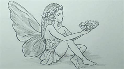 Beginner Easy Fairy Drawing Step By Step - bmp-name