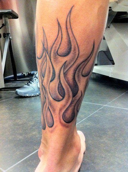 flames | Flame tattoos, Tribal sleeve tattoos, Rockabilly tattoos