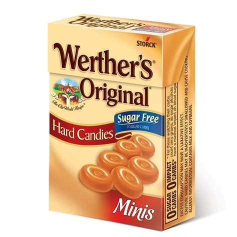 Werther's Original Mini Sugar Free Hard Candies, 1.48 oz. - Walmart.com - Walmart.com