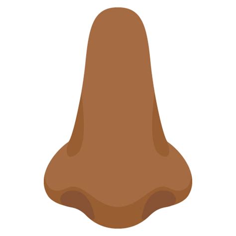 👃🏾 Nose: Medium-Dark Skin Tone Emoji Meaning - From Girl & Guy - Emojisprout