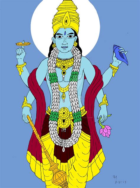 Lord Vishnu by FrankHasenmueller on DeviantArt