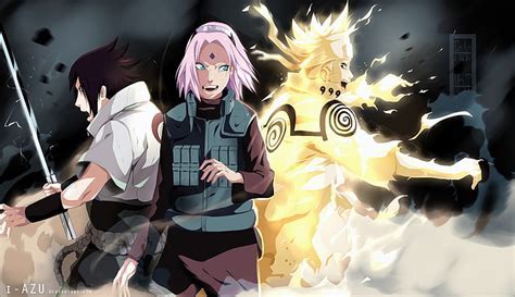 HD wallpaper: Naruto Shippuden Team 7 wallpaper, anime, Naruto ...