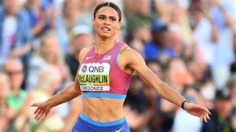 Sydney McLaughlin breaks her own world record in 400m hurdles at World Athletics Championships ...