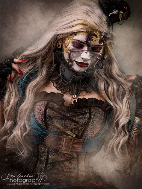 Creative portrait photography: Steampunk shoot with Sarah - John Gardner professional commercial ...