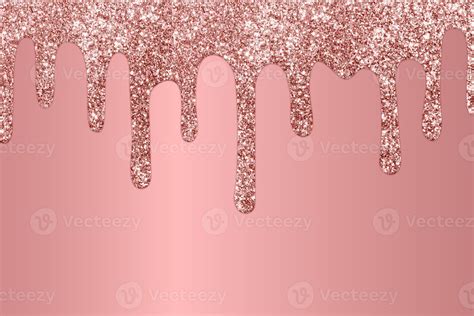 Rose Gold dripping glitter background, Dripping Glitter Background 11331629 Stock Photo at Vecteezy