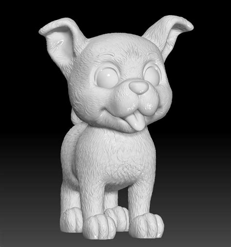 Little dog for 3d print 3D model 3D printable | CGTrader