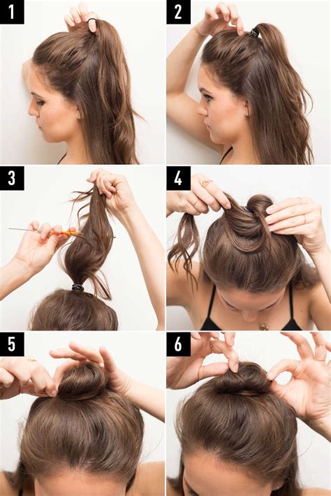 This Easy Messy Bun For Shoulder Length Hair Hairstyles Inspiration - Best Wedding Hair for ...