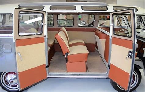 Early VW 23-window Samba bus that’s been restored with flair | Vintage volkswagen bus, Vintage ...