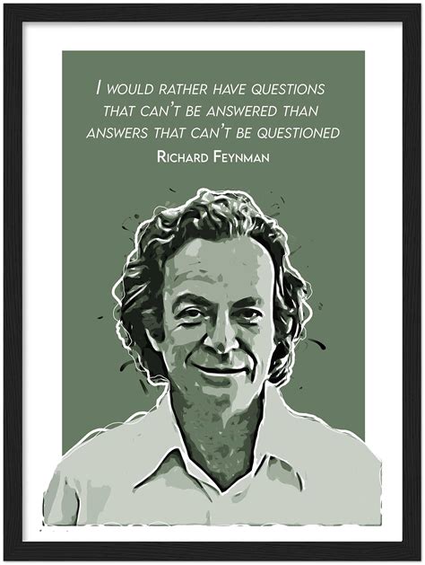 Richard Feynman Quotation Poster - Etsy