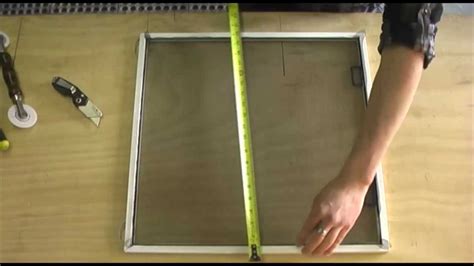 Diy Window Screen Frame Replacement : How To Build A Window Screen Replacement How Tos Diy ...