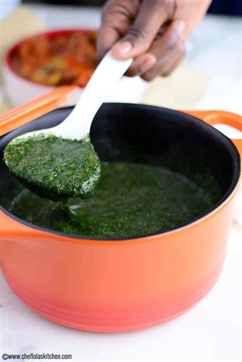 Jute Leaves Soup - Chef Lola's Kitchen