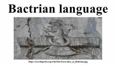 Bactrian language - YouTube