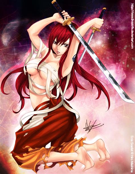 Erza Scarlet - Fairy Tail Fan Art (34830092) - Fanpop