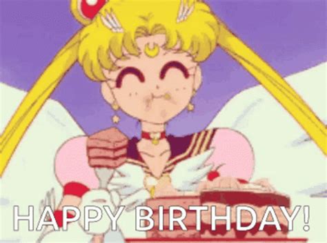 Sailor Moon Anime Happy Birthday GIF | GIFDB.com